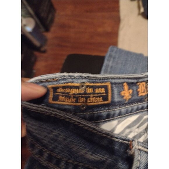 Women's Rock Revival Evelyn Boot Denim Jeans Blue 26x32 - Picture 7 of 13